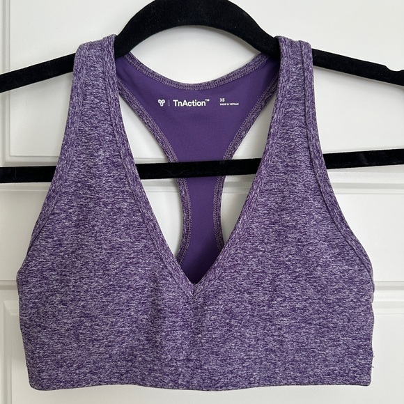TNA Purple Racerback Sports Bra - Picture 1 of 3